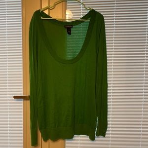 Lane Bryant green sweater size 18/20